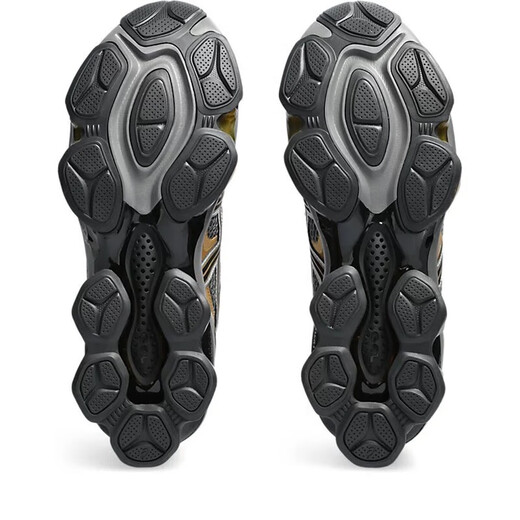 亚瑟士（asics）GEL-QUANTUM KINETIC 复古减震耐磨男士运动休闲鞋跑步鞋 碳灰/金1203A270-021 40.5 标准40.5/US7.5