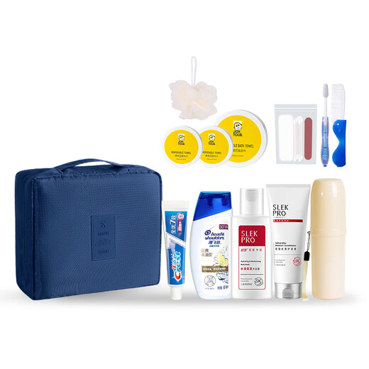 JOYTOUR Toiletries Set Travel Portable Toiletries Bag Shampoo Shower Gel Toothpaste Toiletries 13-piece Set-J3