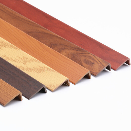 XMSJ self-adhesive wooden floor pressing strip side strip side strip door sill door wardrobe sliding door strip Closer strip Thai yuzu color MS9923 (3*1.5) self-adhesive