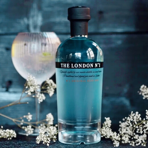 伦敦一号（The London Nº1）【原瓶进口】英国淡蓝色伦敦金酒杜松子酒洋酒马天尼调酒基酒 伦敦一号金酒 700mL 1瓶