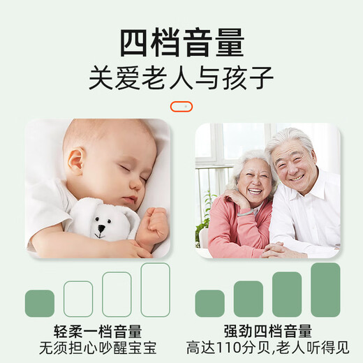 Xiya Sonnette sans fil pour personnes âgées, sonnette électronique sans fil pour appel à domicile, télécommande, sonnette d'entrée super longue distance, modèle de base 1 bouton d'appel + 1 annonceur (envoyez une lanière et elle se transformera en appelant pour les personnes âgées en quelques secondes)