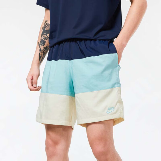 Nike (NIKE) shorts men's pants 25 summer new style running fitness sports pants quick-drying breathable casual pants ice silk five-point pants DV9858-010/black/show photos 5 XL (180/84A)