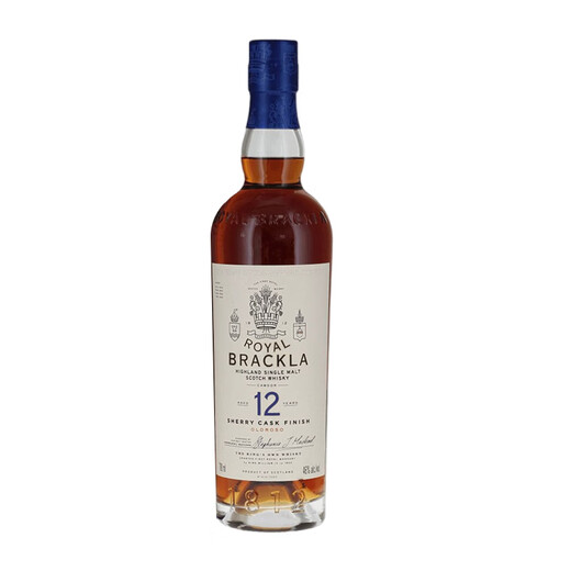 皇家布莱克拉（ROYALBRACKLA） 12年 苏格兰单一麦芽威士忌 700ml 进口洋酒