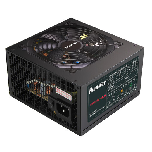 Huntkey JUMPER450B bronze 450W computer power supply (80PLUS bronze/single 35A/active PFC/double tube forward/full voltage/back wiring)