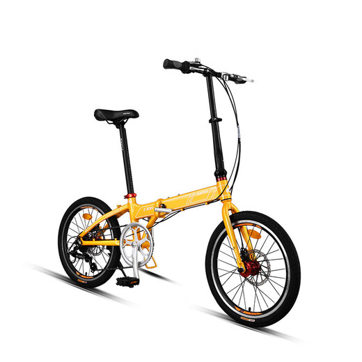 Bond Fujita 20-inch Shimano 7-speed dual disc brake folding bicycle mini student children's bicycle for men and women
