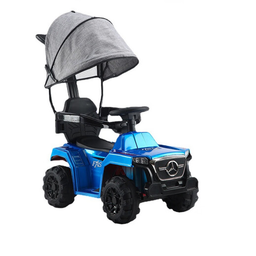 Turati children's electric car four-wheel push car charging remote control twist car child male can sit on female baby toy car red electric model + hand push + remote control