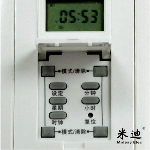 鹿色86型时控开关 全自动墙壁智能时间控制器微电脑广告灯定时器 金科德724(零火线)(2200W)