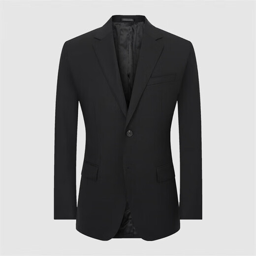 Angel Bird Business Formal Men's Suit (Top) Groom Wedding Suit KEBB241001U Black 48A
