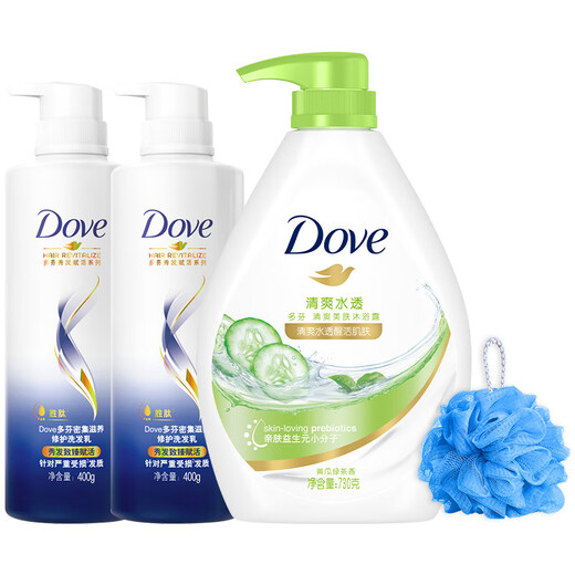 Dove Shampooing Lotion Conduleur Gel Gel dure dure longtemps et maintient les avantages sociaux nourrissants et réparateurs de la société de shampooing [1530g] Nourrissie intensive 800 + bain 730g