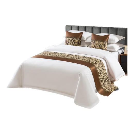 Love bed flag table flag modern simple light luxury home hotel hotel bedding WH58-829 240cm*50cm [1.8-2m rice large bed][Single