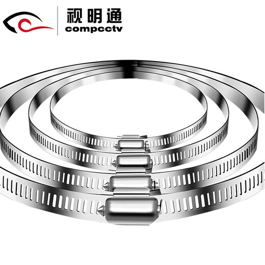 Shimingtong -Überwachung Hoop Halter Edelstahl Hoop Ring Vollstahl Hoop Hebelpol Edelstahl Reifen Streifen Streifen Krawatte