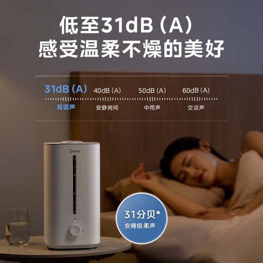 Midea humidifier air purifier integrated rhinitis home bedroom living room pregnant women infants and young children silent sterilization spray desktop small industrial mini atomizer SC-3G40S
