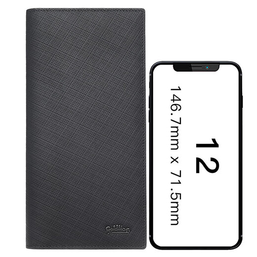 Jinlilai Herren Brieftasche Langes Geldbeutel großer Kapazität Brieftasche vertikaler Ticket Clip -Geschenkbox Chinesisches Valentinstagsgeschenk für Freund