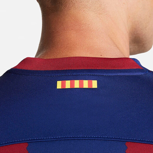 Nike (NIKE) Cool Soccer Nike 23-24 New Season Barcelona Home Fan Edition Short-sleeved Jersey T-shirt Men's DX2687-456 Jersey + Gundoant M