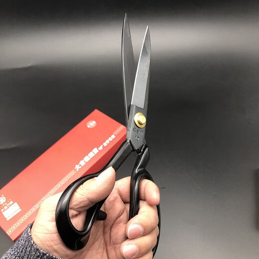 Dajizuo left-hand scissors, daily sewing, handmade left-hand scissors, left-hand scissors for tailoring, left-hand 10-inch yarn feeding scissors