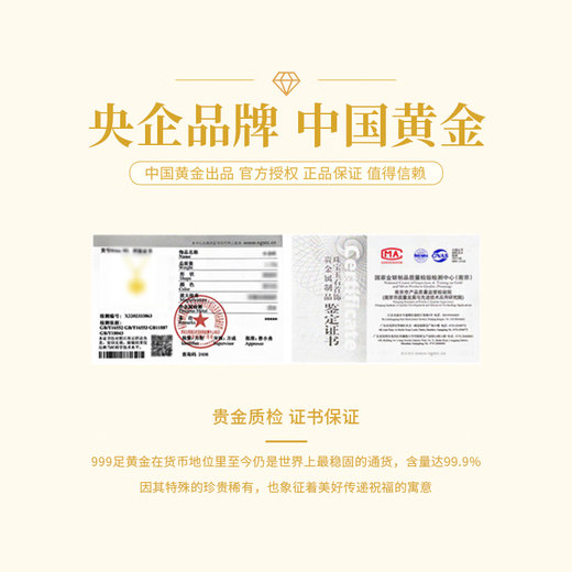 CHINA GOLD Lucky Bag Gold Necklace Women's Pure Gold Fulu Coin Pendant Birthday Gift for Girlfriend and Wife Jingsuda Pure Gold Lucky Bag Pendant About 1.0g*With Silver Chain