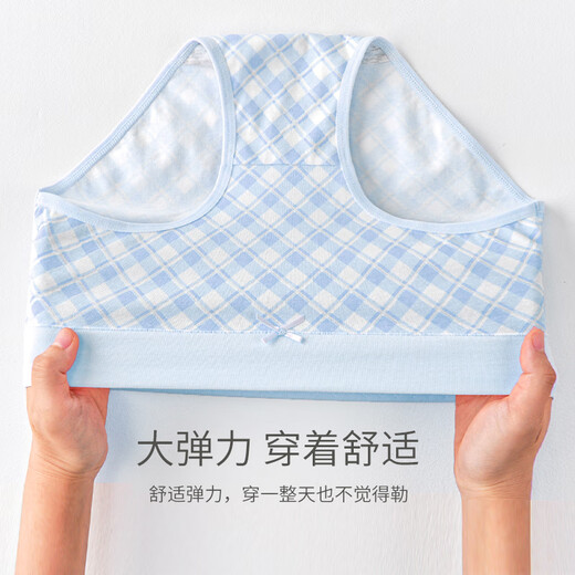 Ariel & Aurora Girls Underwear Pure Cotton 100 Cotton Category A Children 6-12 Years Old Middle-aged Girls Triangle Girls Students Antibacterial S