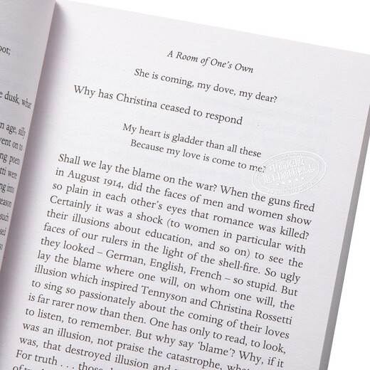 一间自己的房间 英文原版 A Room of One's Own