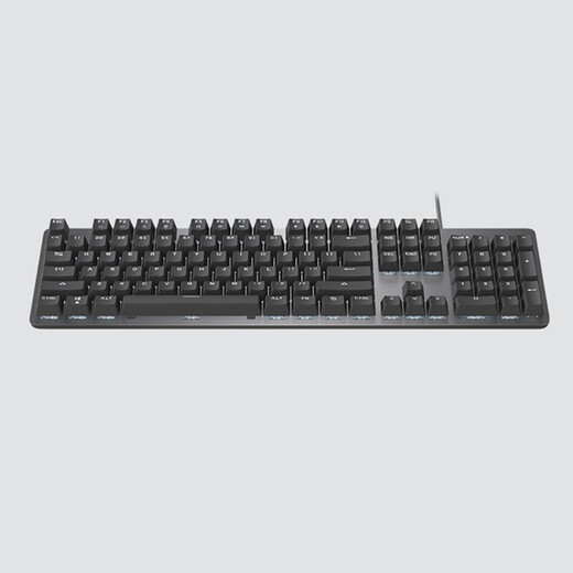 罗技（Logitech） K845有线游戏键盘 机械办公键盘 104键DIY键帽电竞键盘吃鸡键盘 小刘鸭联名节日礼物 【K845小刘鸭系列】 黑色  青轴