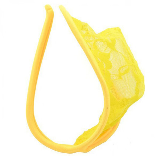 Adult products men's special sexy fun underwear men's C-string pants European and American invisible thong buds red