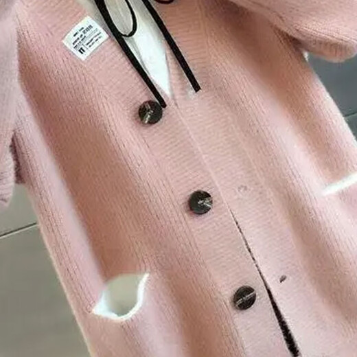 子牧棉麻2023秋装 女韩版百搭毛衣外套针织开衫百搭上衣宽松外穿9928 砖红色 均码(建议95-145斤)