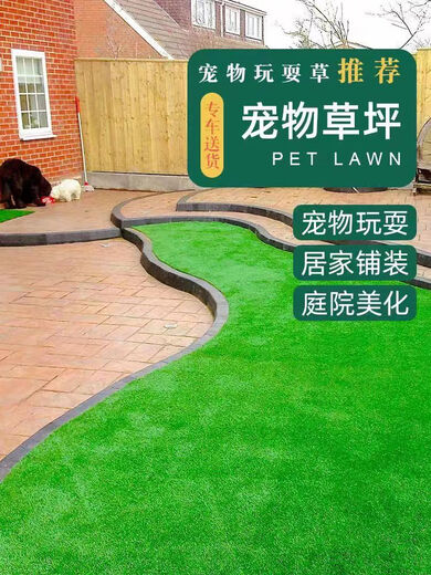 Guanxiang bird dog peeing toilet fake lawn pet peeing fake turf simulated lawn mat urinating carpet floor mat 20mm antibacterial high-efficiency urine grass 50cm*60cm