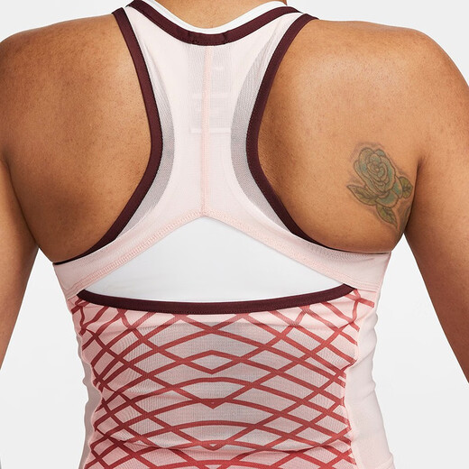NIKE耐克网球运动背心女子郑钦文同款网球服新款速干透气专业训练上衣 DR9755-686【法网款】 L