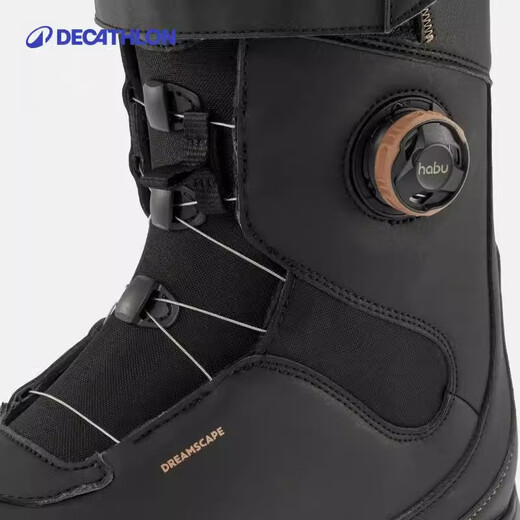 迪卡侬（DECATHLON）雪鞋单板雪鞋成人滑雪鞋冬季户外保暖男女情侣SNB 500 女款黑色 39
