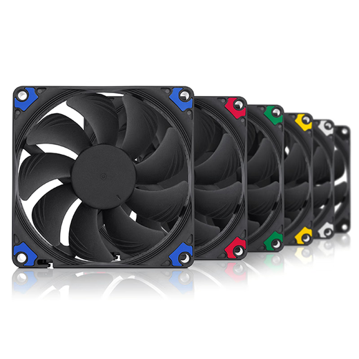 noctua NF-A9x14 PWM HS-PWM CH.BK 猫扇 9014 9214 9CM薄扇 ITX机箱散热风扇 智能温控 猫头鹰 A9x14 HS-PWM CH.BK.S