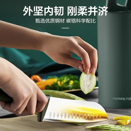 九阳（Joyoung）刀具套装切菜刀厨房家用切肉刀切片刀水果刀刀座四件套T0163 
