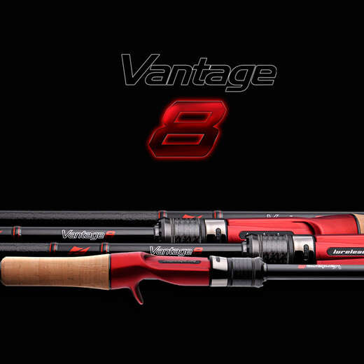 LDVEP 路亚竿V8 Vantage 直柄枪柄超轻远投竿鲈鱼翘嘴鳜鱼路亚竿 682-mhc枪柄2节(2.03m) 682m