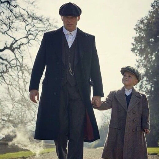 Peaky Blinders wool octagonal hat men's Razor Party British beret retro literary newsboy hat fashion painter hat brown 58-61