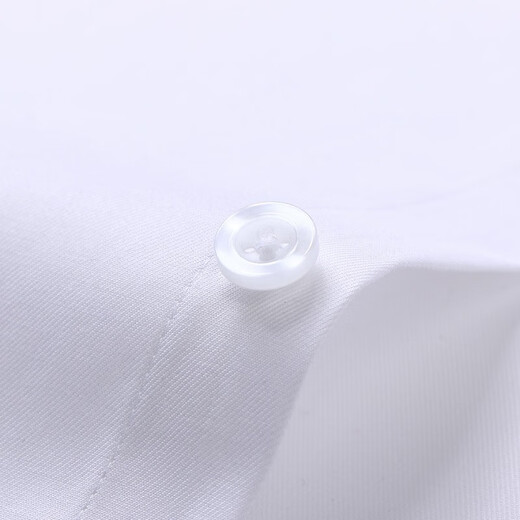 Hongdu-Hemd, langärmeliges Hemd, Herren-Stand-up-Kragengeschäft Casual Shirt, weißes Hemd im chinesischen Stil, weißer SJ3326-1 42