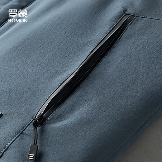 Luo Meng Down Jacket Men's Winter Warm Hooded Down Jacket Short Windproof Casual Men's Business Down Jacket Men