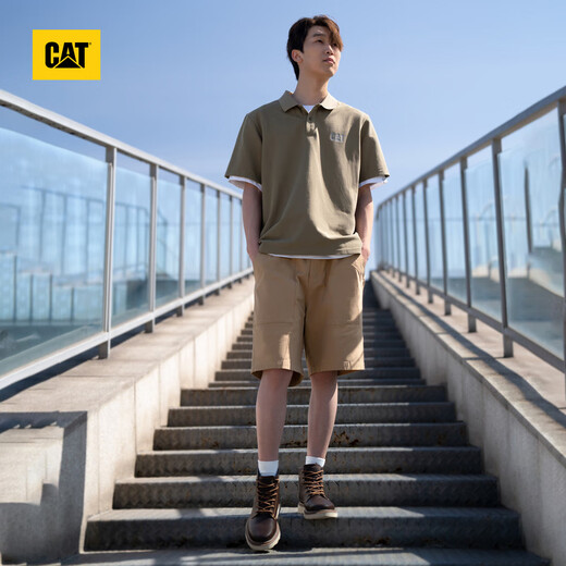 CAT卡特马丁靴工装鞋男士户外休闲复古单鞋工装靴商场同款 深棕 40 