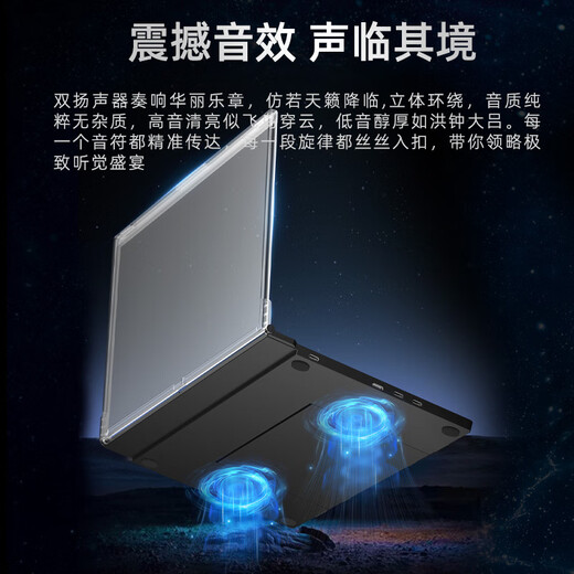 Eimio Portable Monitor 15,6-дюймовый складной складывание с двумя большими экранами экрана на экране.