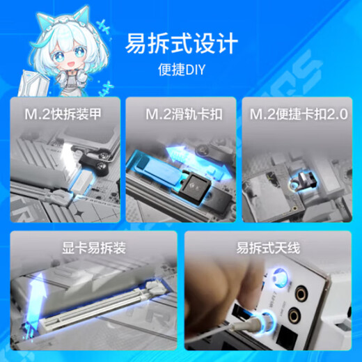 华硕（ASUS）华硕 ROG TUF GAMING X870  主板 支持 CPU 9600X 9700X 9900X/9950X (AMD X870/socket AM5) 【吹雪主板】X870