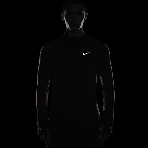耐克（NIKE）THERMA-FIT秋冬季新款男高领防泼水跑步健身训练运动长袖T恤 FB8565-681/暗红色 2XL