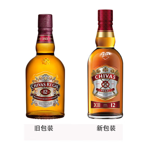 Chivas Regal 12 years/XV15 years joint model/18 years Scotch blended whiskey original bottle imported wine overseas version 1000ml Chivas Regal 12 years single bottle without box and code