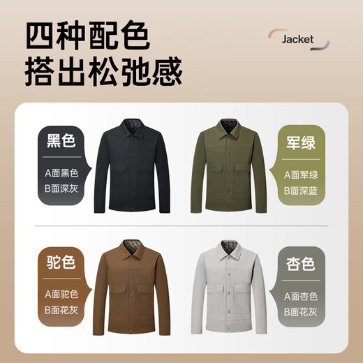 Septwolves Milan same style jacket men's jacket double-sided wear three-proof easy care business travel jacket commuting versatile men's clothing