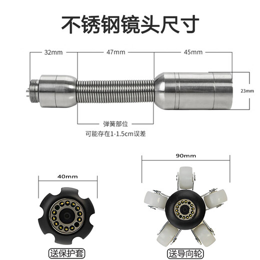 General Heng Pipe Endoscope HD Camera Industrial Municipal Sewer Pipe Detection Waterproof Turning Visual Lens