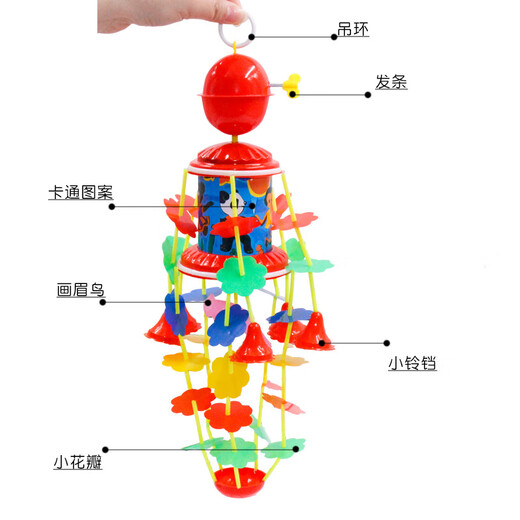 DOQI NOUVELLE CHICRAWWORD BELL ROTARY ROLER BABY TOY TIR CHIME CHIME CHIME CLORME BELLE COMMENT
