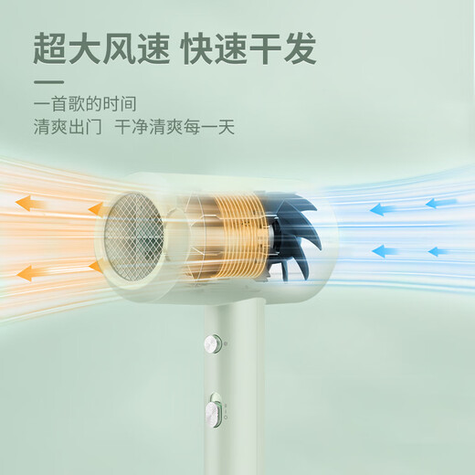 Superman (SID) travel essential hair dryer home hair dryer 30 million negative ions large air volume quick drying portable simple hair dryer dormitory student hair dryer RD1650S