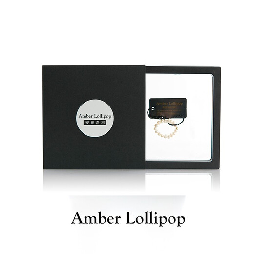 Amber Lollipop Wang Yuwen's same style millet bead ring women's pearl ring anniversary birthday gift for girlfriend and wife Pearl White (Freshwater Pearl)