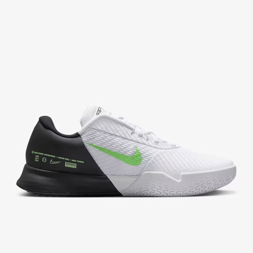 Nike (Nike) zapatos para hombres para el verano NUEVO ZOOM CHUCHING SHOCK Sports Sports Sports Shoes Badminton Zapatos casuales Zapatos DR6191-105 Blanco/Negro/Figura Amarillo 42