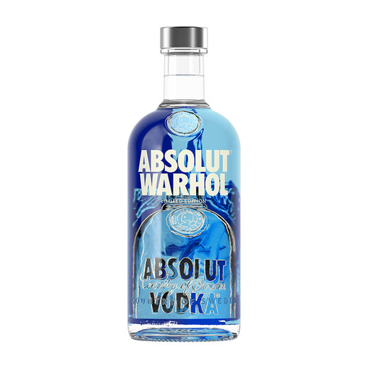 Absolute Vodka 40 degrees 700ml Andy Warhol Limited Edition