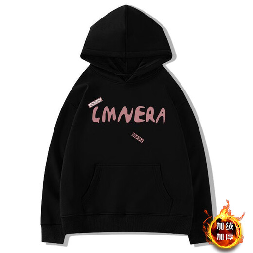 Cantu Korean style lazy hooded sweatshirt women's autumn and winter velvet warm long-sleeved tops casual loose cover pp jacket white gray velvet L Recommended 100Jin Jin is equal to 0.5kg to 120Jin Jin is equal to 0.5kg