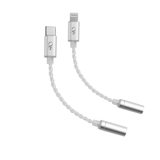 Shanling L5 3.5MM adapter cable typec/lightning mobile phone adapter decoding supports line control L5 silver type-c to 3.5 adapter