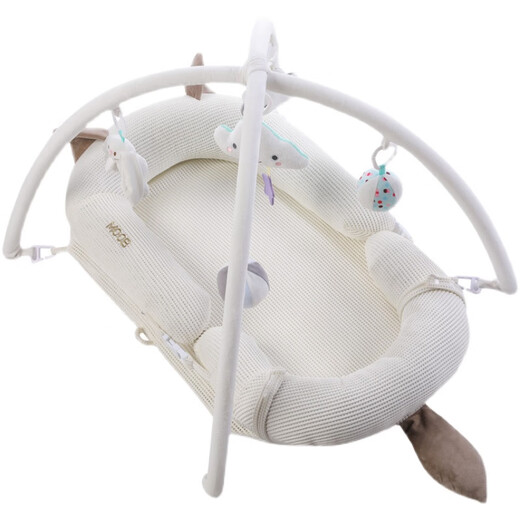 Moon Boat Moon Boat Portable Bed-in-Bed Newborn Uterus Bionic Bed Removable and Washable Cartoon Cradle Travel Crib Little Raccoon Breathable Bed-in-Bed
