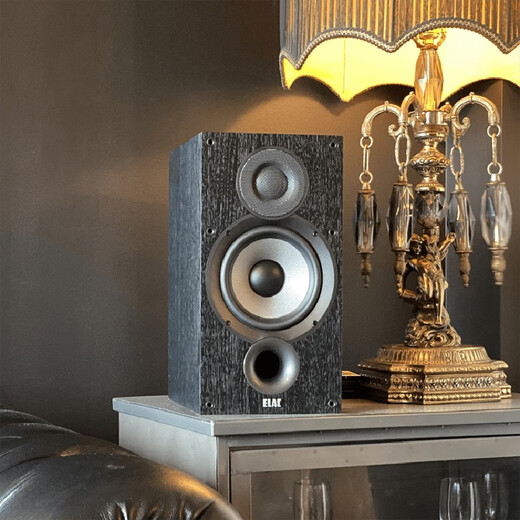 Illumina (ELAC) Debüt2.0 Serie DB52 HiFi Passive Buchhandlungslautsprecher Fever Grade High Fidelity Passive Lautsprecher Desktop HiFi Audioverstärker Set 5,25 Zoll DB52 Walnuss -Walnuss -Paar